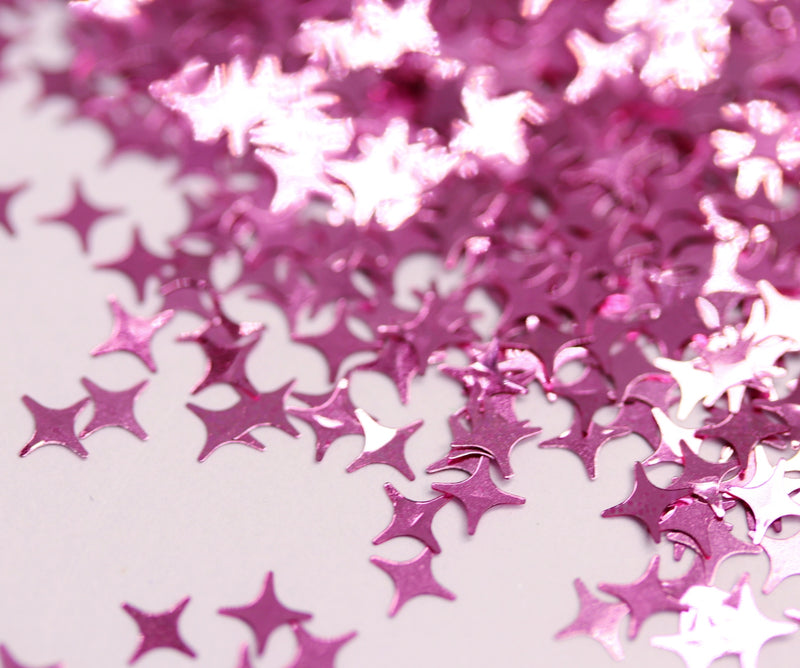 Metallic Pink Star Glitter