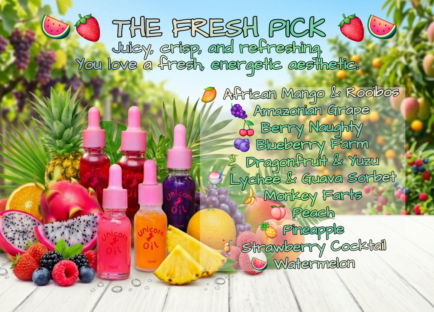 Fruit inspired Australian made cuticle oil