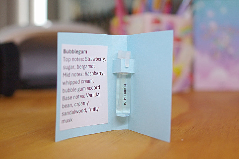 Bubblegum Unicorn Cuticle Oil - a 1ml sample size for the scented cuticle oil range at Unicorn Lab Australia. 