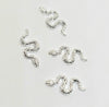 SILVER SNAKE CHARM X4