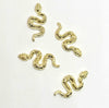 GOLD SNAKE CHARM X4