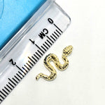 GOLD SNAKE CHARM X4