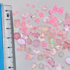 PINK ASSORTED MINI CHARMS X50