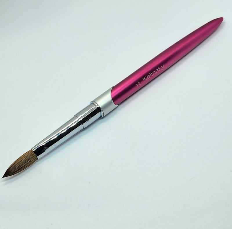 PINK KOLINSKY ACRYLIC BRUSH SIZE 12