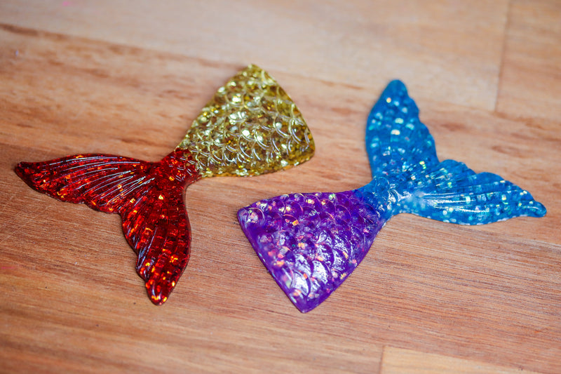 JUMBO XXL MERMAID CHARMS  x2