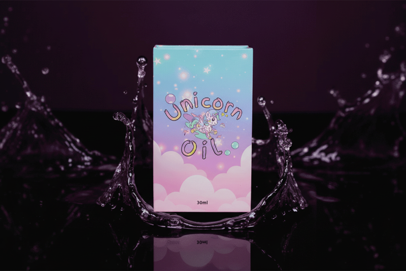 Midnight Unicorn Cuticle Oil in 30ml gift box