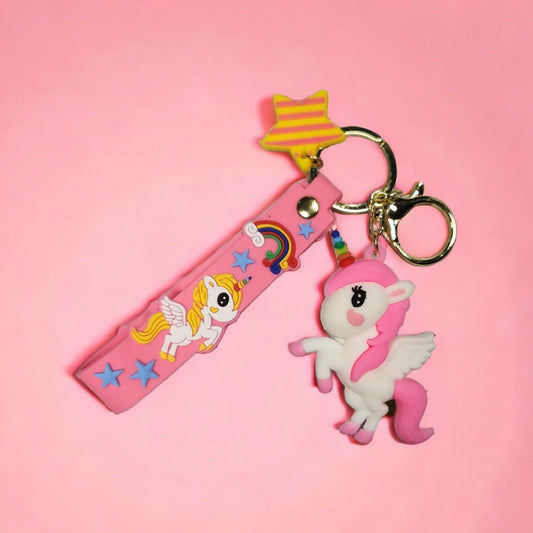 Pink Unicorn Keychain - Unicorn Lab