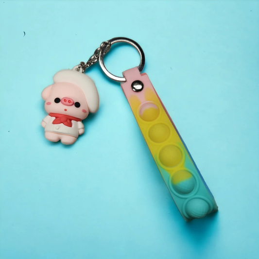 Chef Pig Keychain - Unicorn Lab