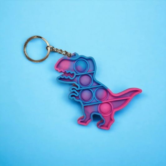 Dinosaur Poppit Keychain - Unicorn Lab