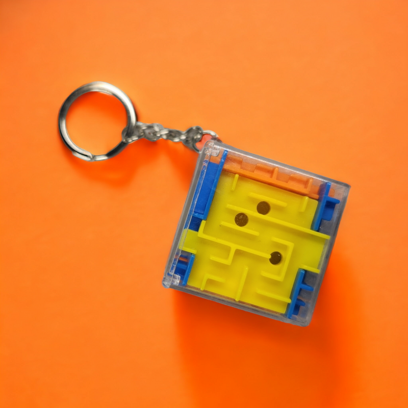 Cube Puzzle Keychain