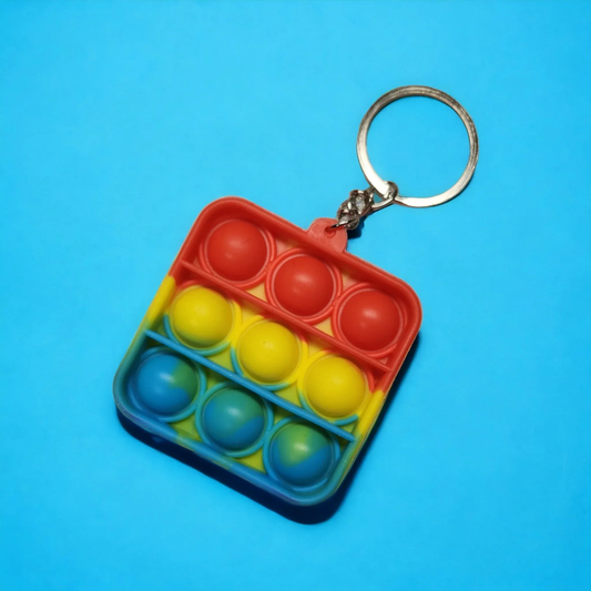 Square Poppit Keychain - Unicorn Lab