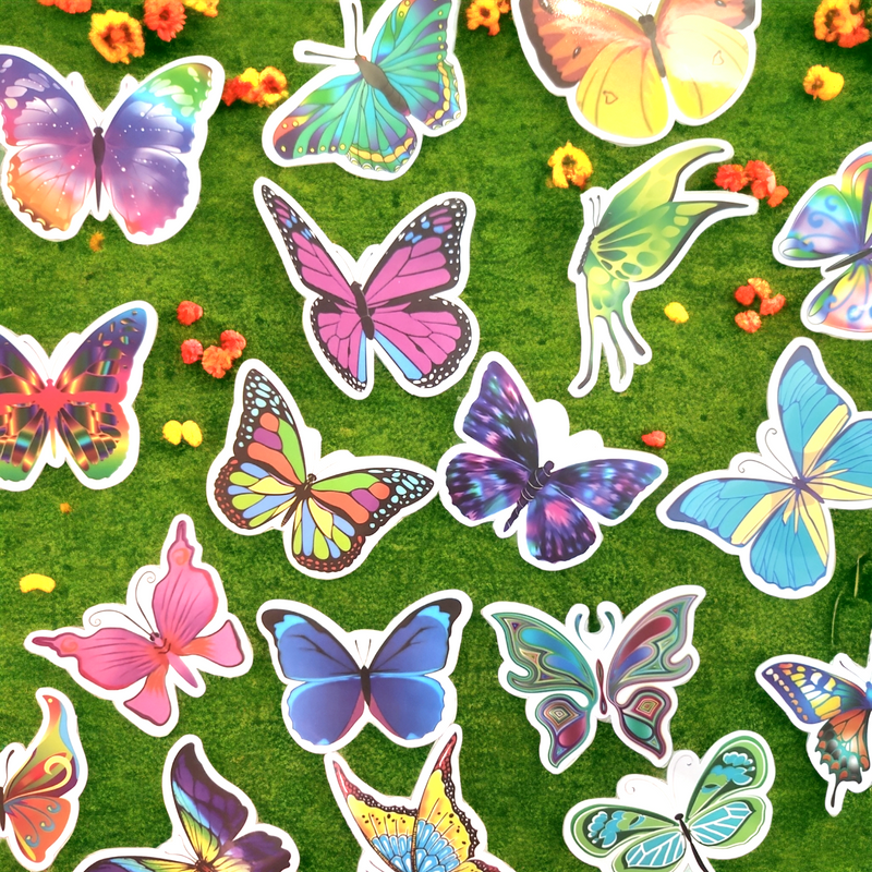 Butterfly stickers X10