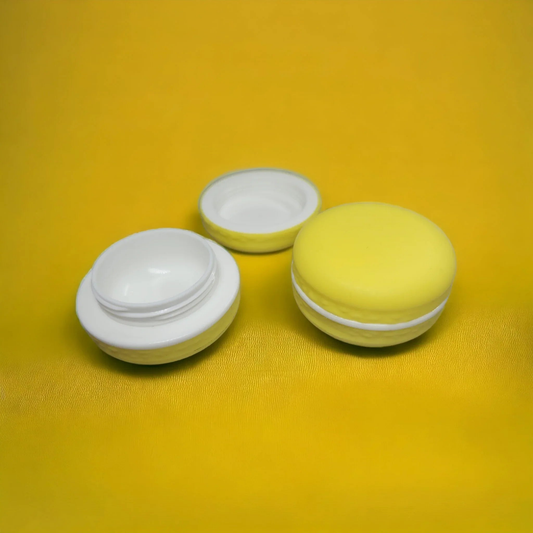 Yellow Macaron storage container 10ml - Unicorn Lab
