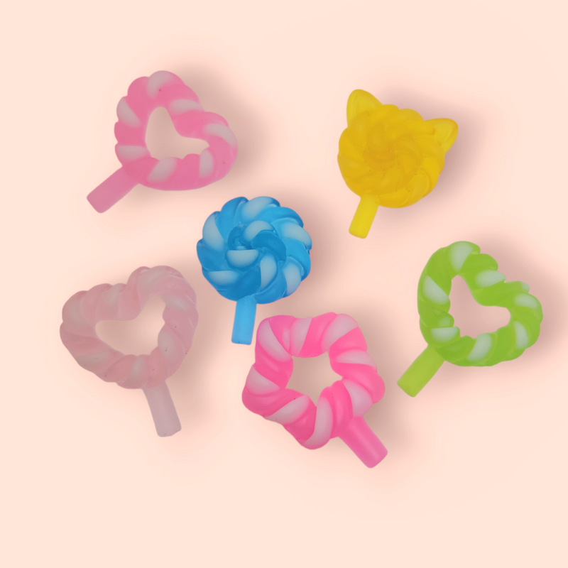 LARGE LOLLYPOP TWIST CHARM  X6