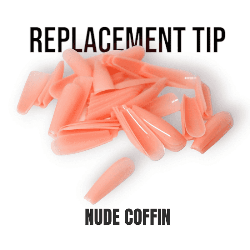 REPLACEMENT TIP NUDE COFFIN x50 - Unicorn Lab