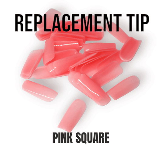 REPLACEMENT TIP PINK SQUARE x50 - Unicorn Lab