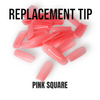 REPLACEMENT TIP PINK SQUARE x50