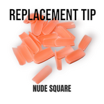 REPLACEMENT TIP NUDE SQUARE x50