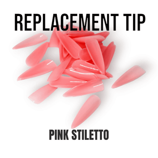 REPLACEMENT TIP PINK STILETTO X50 - Unicorn Lab