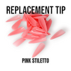 REPLACEMENT TIP PINK STILETTO X50