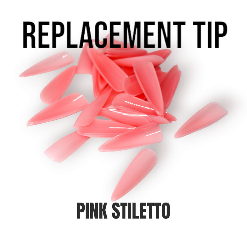 REPLACEMENT TIP PINK STILETTO X50