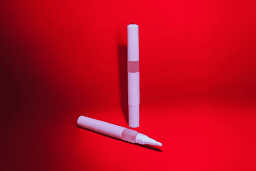 Red Skin cuticle oil pen with red lollies, sweet scented nail serum for dry nails