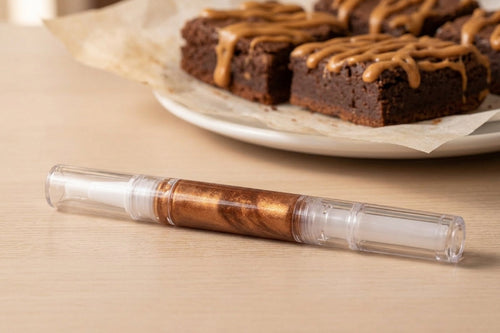 3ml Clear chocolate brownie scented cuticle oil pen - Australian made nail serums by Unicorn Lab