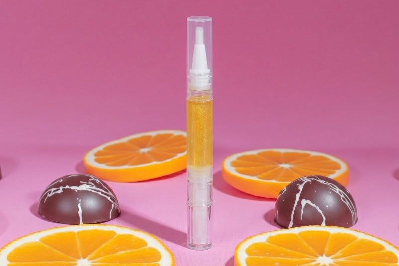3ml clear cuticle cuticle oil pen in jaffa scent, australian made cuticle oils by Unicorn Lab