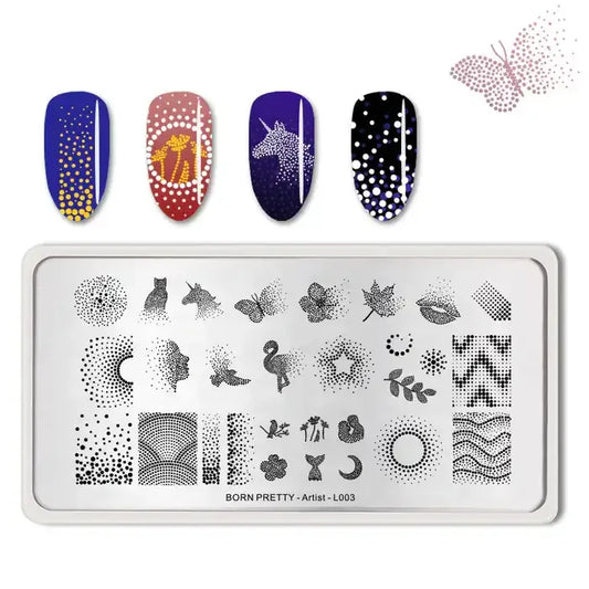Stamping Plate - BPL003 Artist - Unicorn Lab