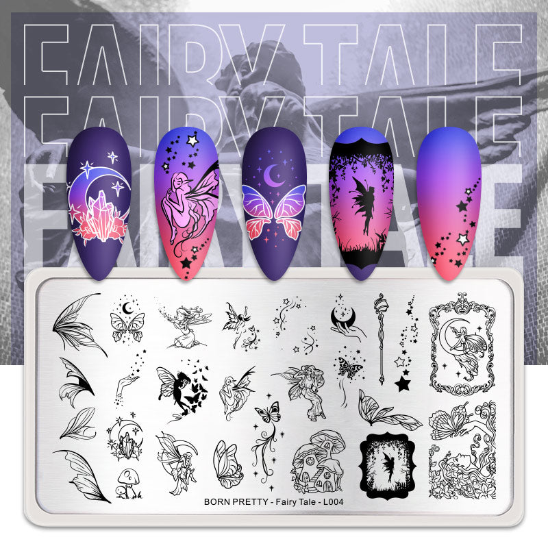 Stamping Plate - BPL004 Fairy Tale