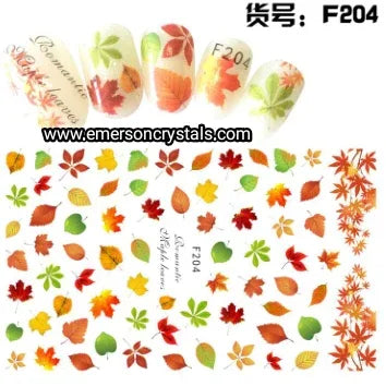 Nail Sticker - Design EC204 - Autumn - Unicorn Lab