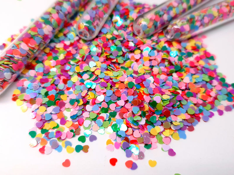 Party Hearts Glitter