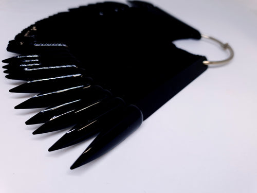 Black stiletto swatch sticks x 50