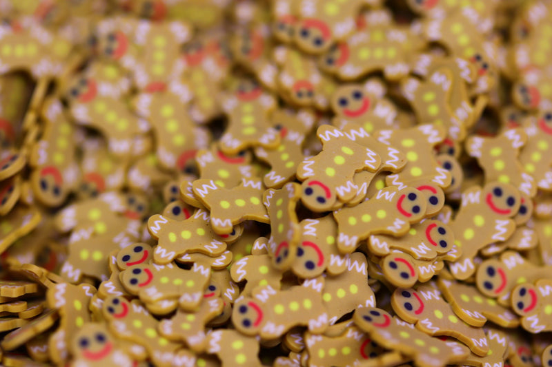 GINGERBREAD MAN FIMO PIECES