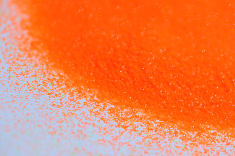 Electric Orange Glitter