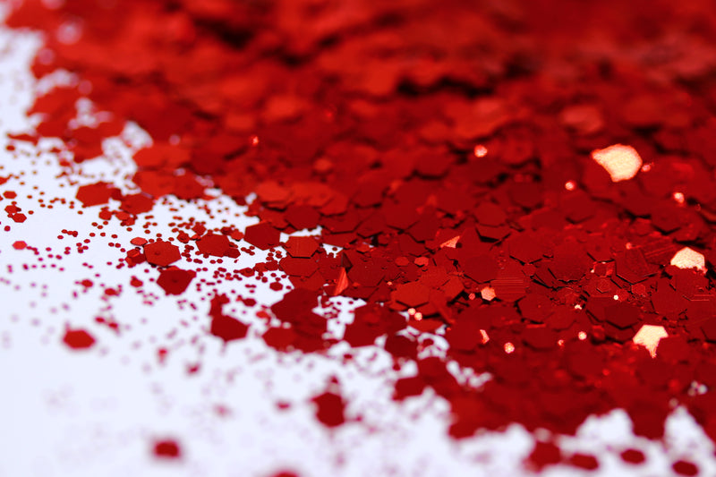 Red Dress Glitter