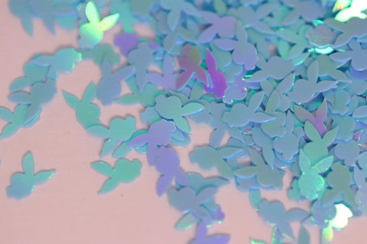 Blue bunny Glitter - Unicorn Lab