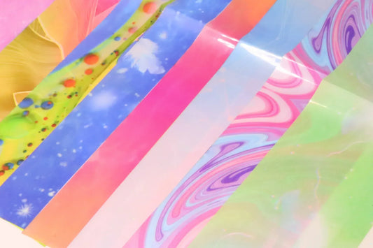 10pc Mix Foil Transfer Set - marble - Unicorn Lab