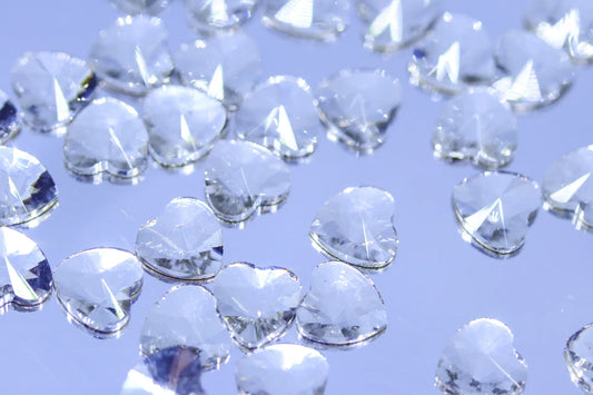 7mm Heart Flatback Rhinestones by Unicorn Lab - Unicorn Lab