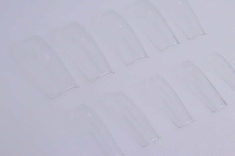 Medium Clear Square Tips