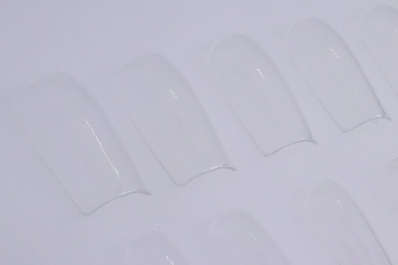 Medium Clear Square Tips