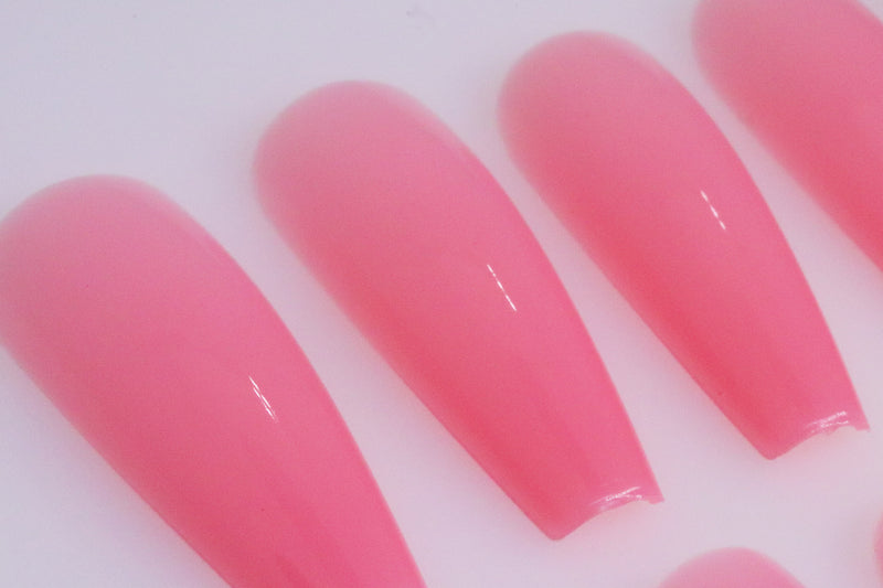 Pink Coffin Tips
