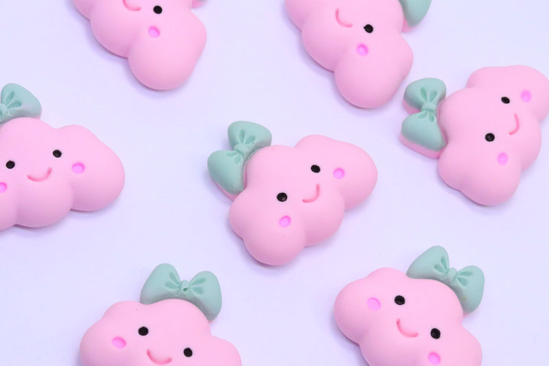 XL PUFFY CLOUD CHARMS  x8