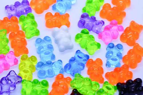 3D XL Gummy bear charms x 10 - Unicorn Lab