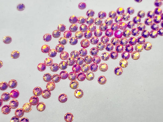 Dark Pink Luminous Opal SS10 (Unicorn Lab Rhinestones) nail crystals The original Shimmer Cuticle Oil – Handcrafted in Melbourne since 2017 – First cuticle oil droppers to hit the Australian market