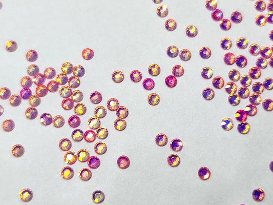 Dark Pink Luminous Opal Rhinestones - SS6 - Unicorn Lab