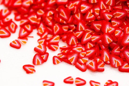 STRAWBERRY FIMO PIECES - Unicorn Lab