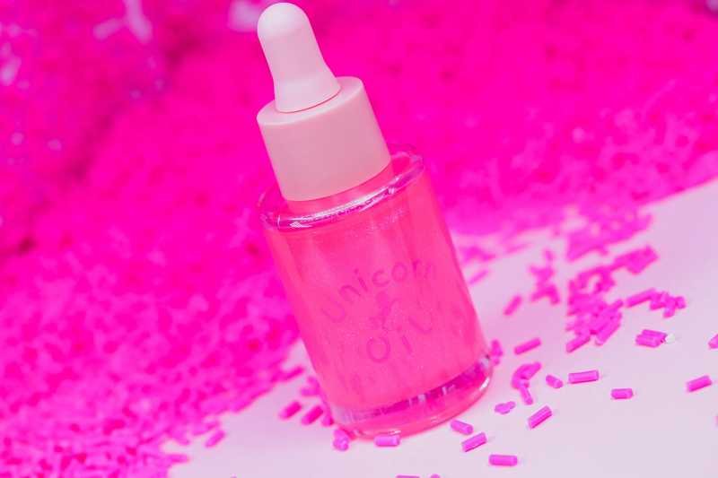 Pink sugar scented cuticle oil large bottle with soft pink styling, nourishing nail serum