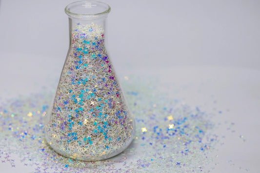 Aurora Glitter Stars - Bulk Glitter Stars for Crafts - Unicorn Lab