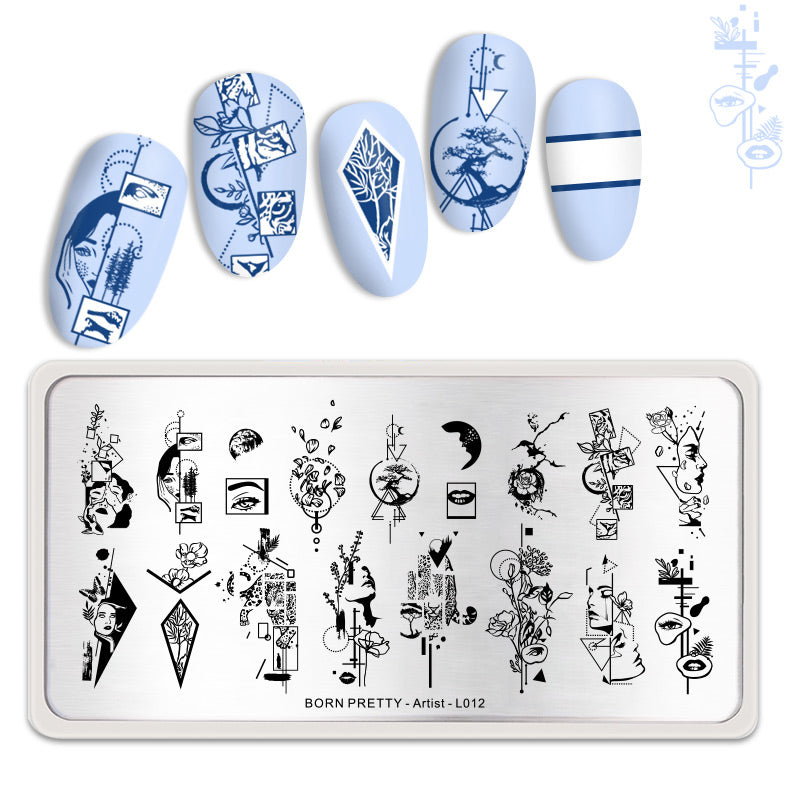 Stamping Plate - BPL012 Artist